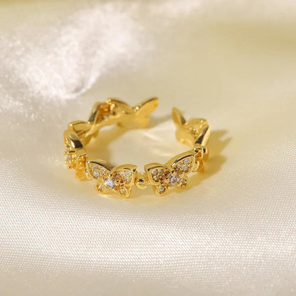 [Amore]Colleen Butterfly Gold Ring