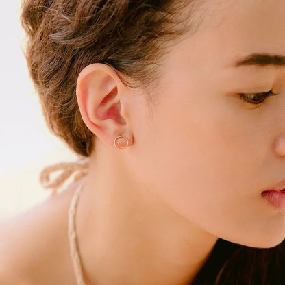 [Amore]Aureole Gold Earrings
