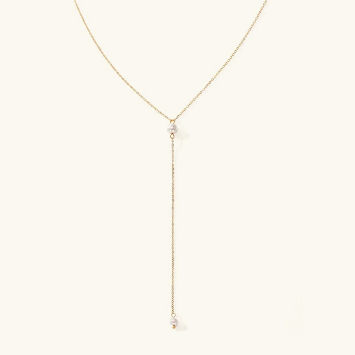 [Amore]Beatrice Pearl Tassel Necklace