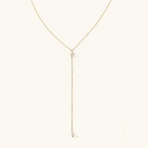 [Amore]Beatrice Pearl Tassel Necklace