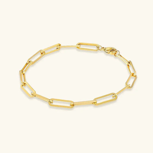 [Amore]Eloise Gold Paperclip Bracelet