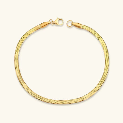 [Amore]Vida Gold Herringbone Bracelet