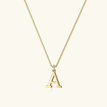 [Amore]Therese Letter Initial Gold Necklace