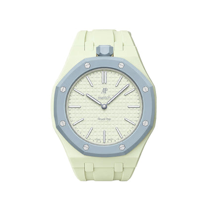 Oak Pop Exclusive Creamy Yellow Silicone Strap