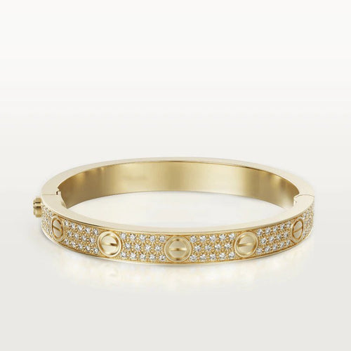 [Amore]LOVE BRACELET 6.1MM DIAMOND-PAVED