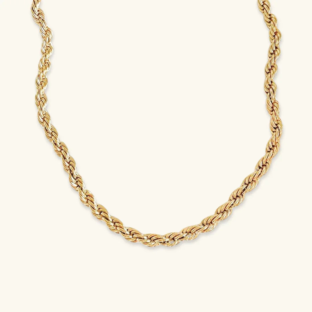 [Amore]Bianca Rope Chain Gold Necklace