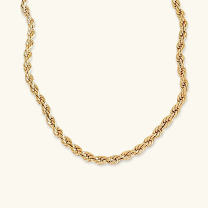 [Amore]Bianca Rope Chain Gold Necklace