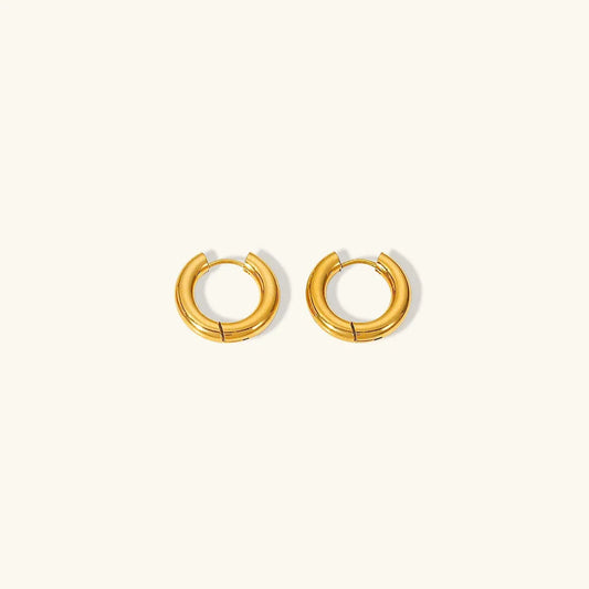 [Amore]Bold Round Hoops