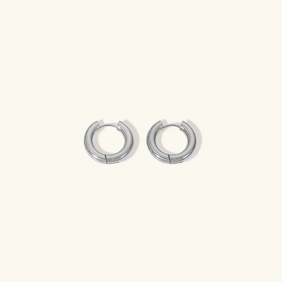 [Amore]Bold Round Hoops