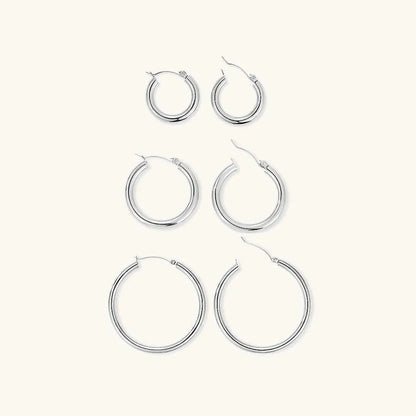 [Amore]Broad Round Hoops