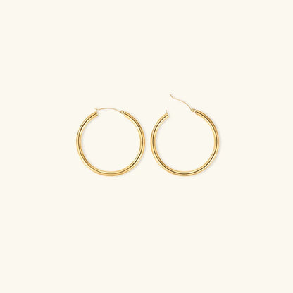 [Amore]Broad Round Hoops