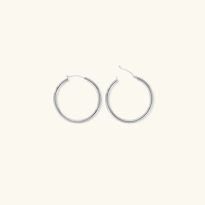 [Amore]Broad Round Hoops