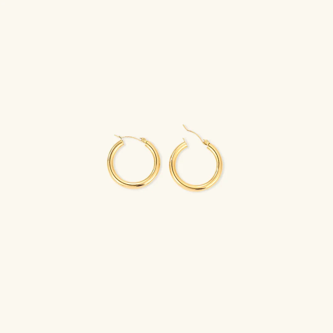 [Amore]Broad Round Hoops