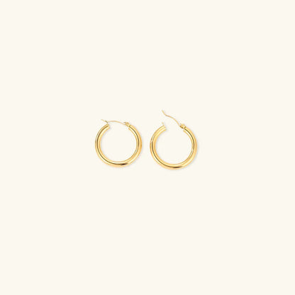 [Amore]Broad Round Hoops