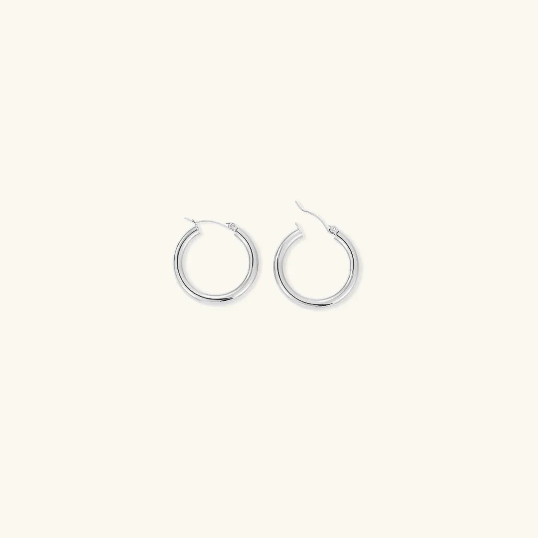 [Amore]Broad Round Hoops