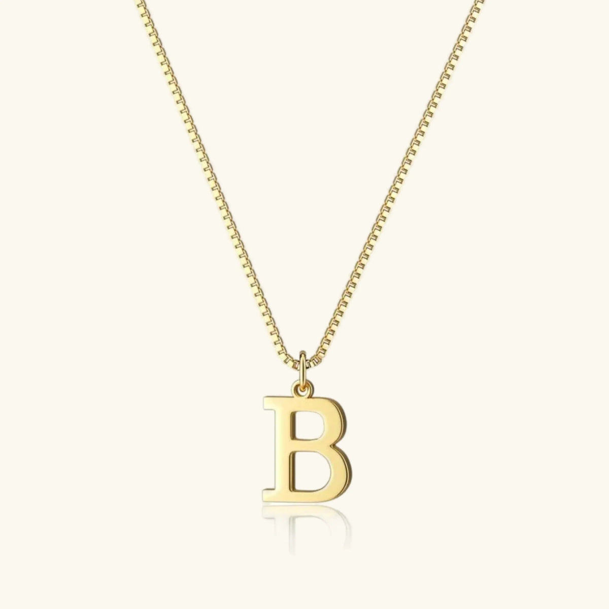 [Amore]Therese Letter Initial Gold Necklace