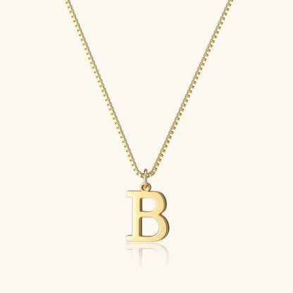 [Amore]Therese Letter Initial Gold Necklace