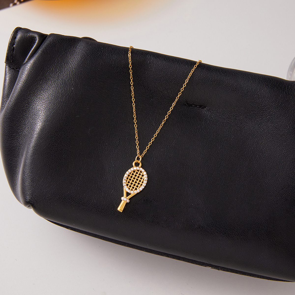 [Amore]Aces Gold Tennis Pendant