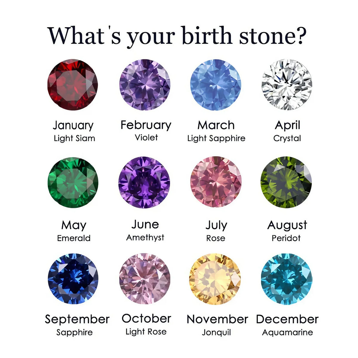 [Amore]Caitlin Birthstone Pearl Necklace