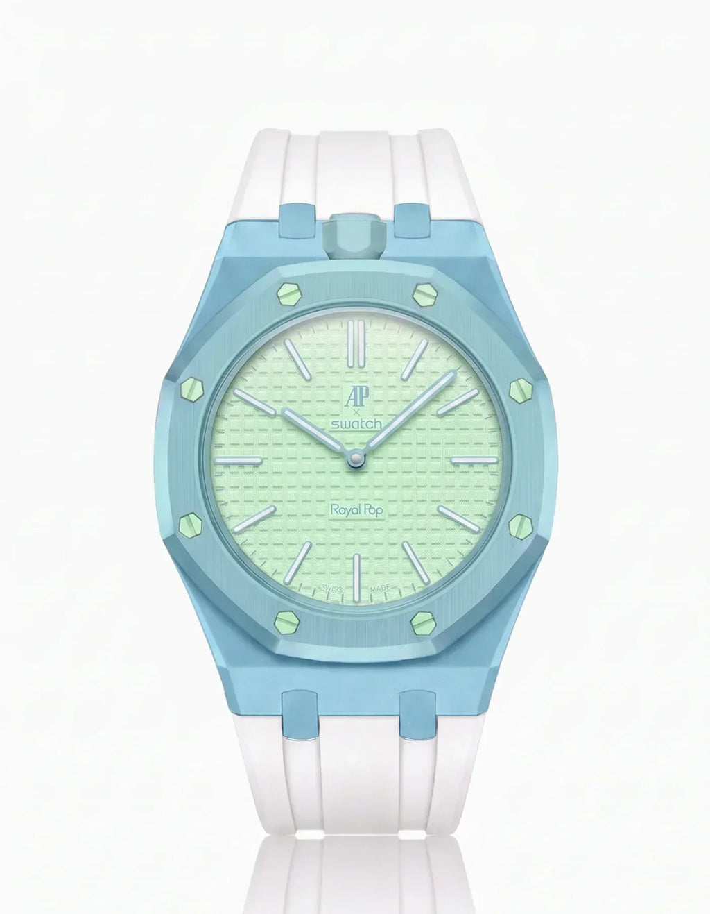 Silicone Strap & Case  Royal Pop  Blaue Acht(Customize  Colors)