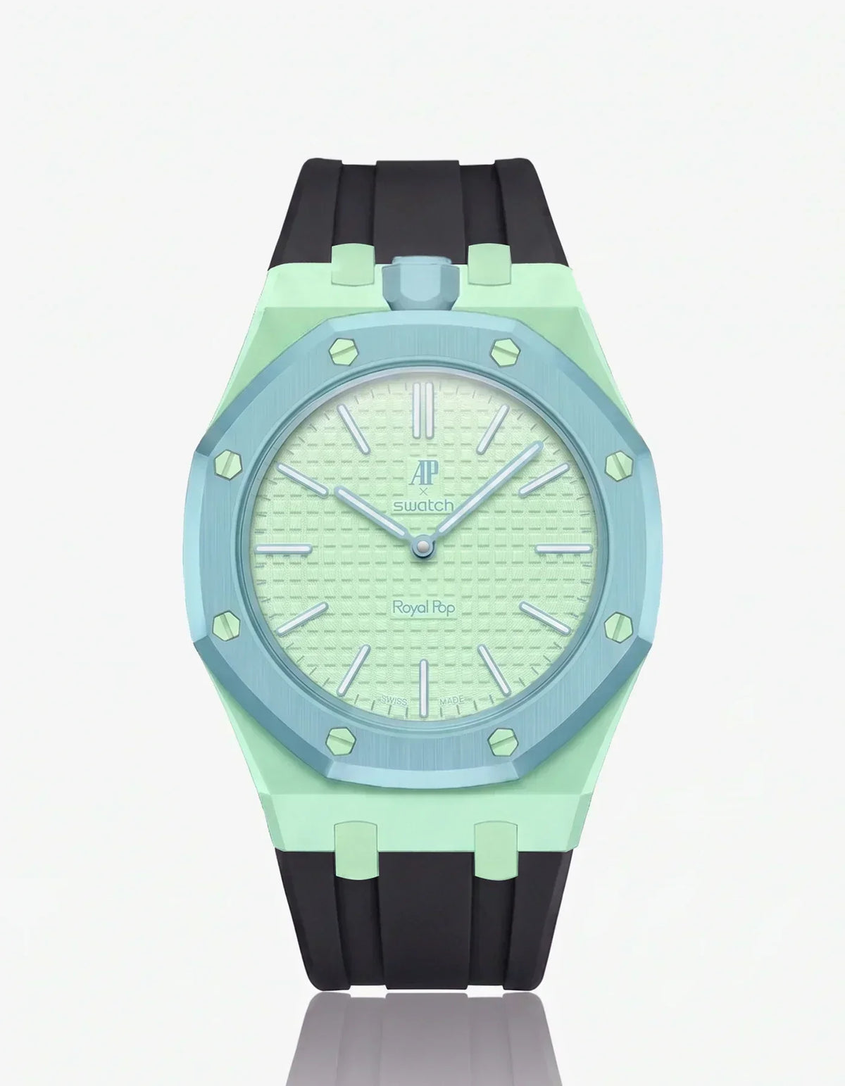 Silicone Strap & Case  Royal Pop  Blaue Acht(Customize  Colors)