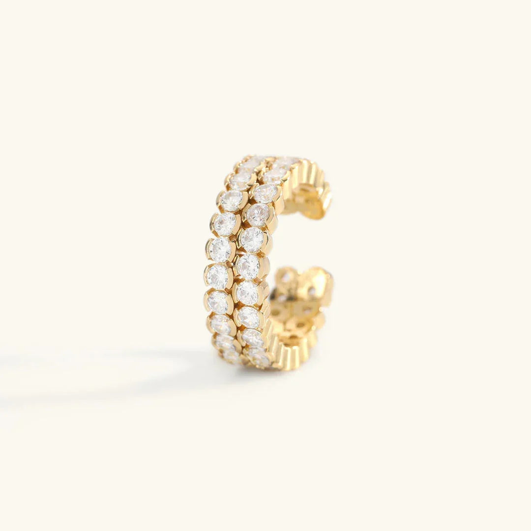 [Amore]Cassandra Studded Gold Ring