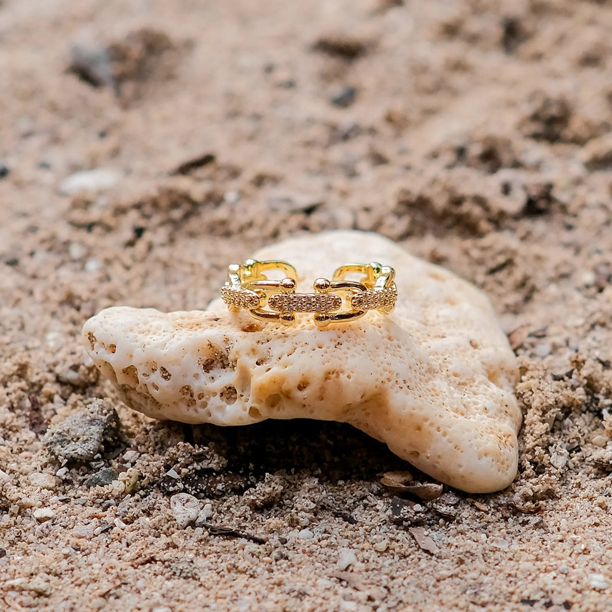 [Amore]Chloe Gold Ring