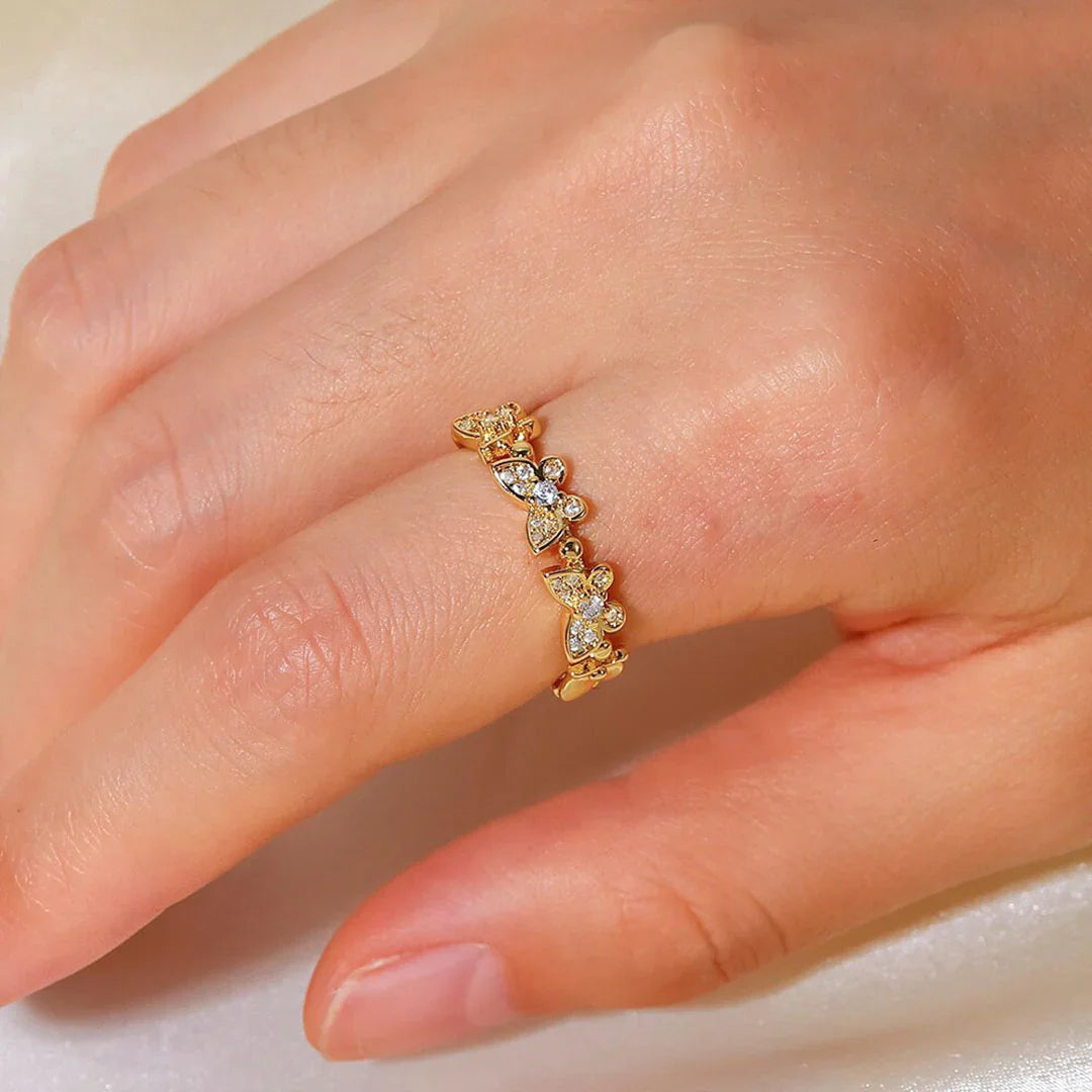[Amore]Colleen Butterfly Gold Ring