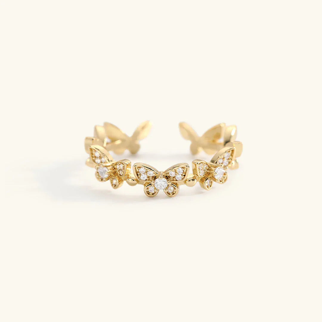 [Amore]Colleen Butterfly Gold Ring
