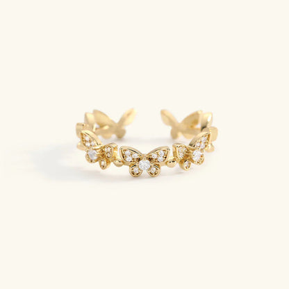 [Amore]Colleen Butterfly Gold Ring