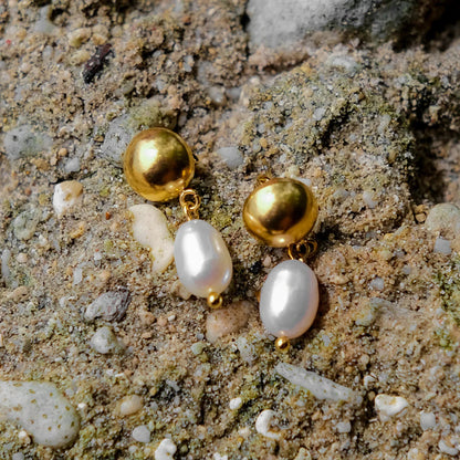 [Amore]Cornelia Freshwater Pearl Earrings