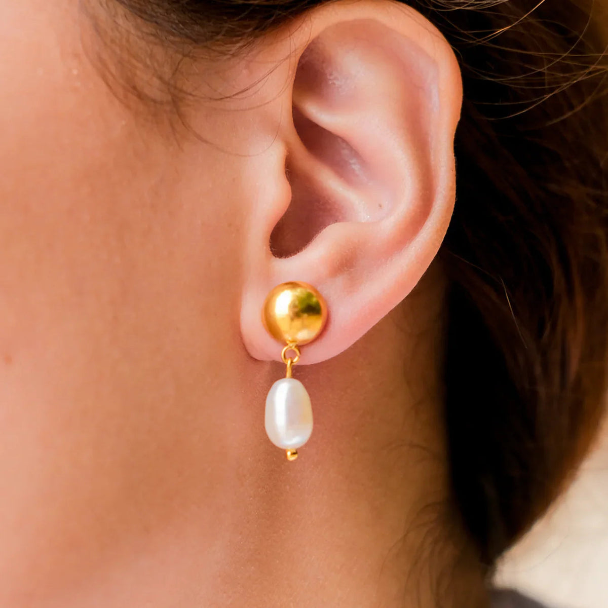 [Amore]Cornelia Freshwater Pearl Earrings