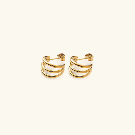 [Amore]Cradle Gold Earrings