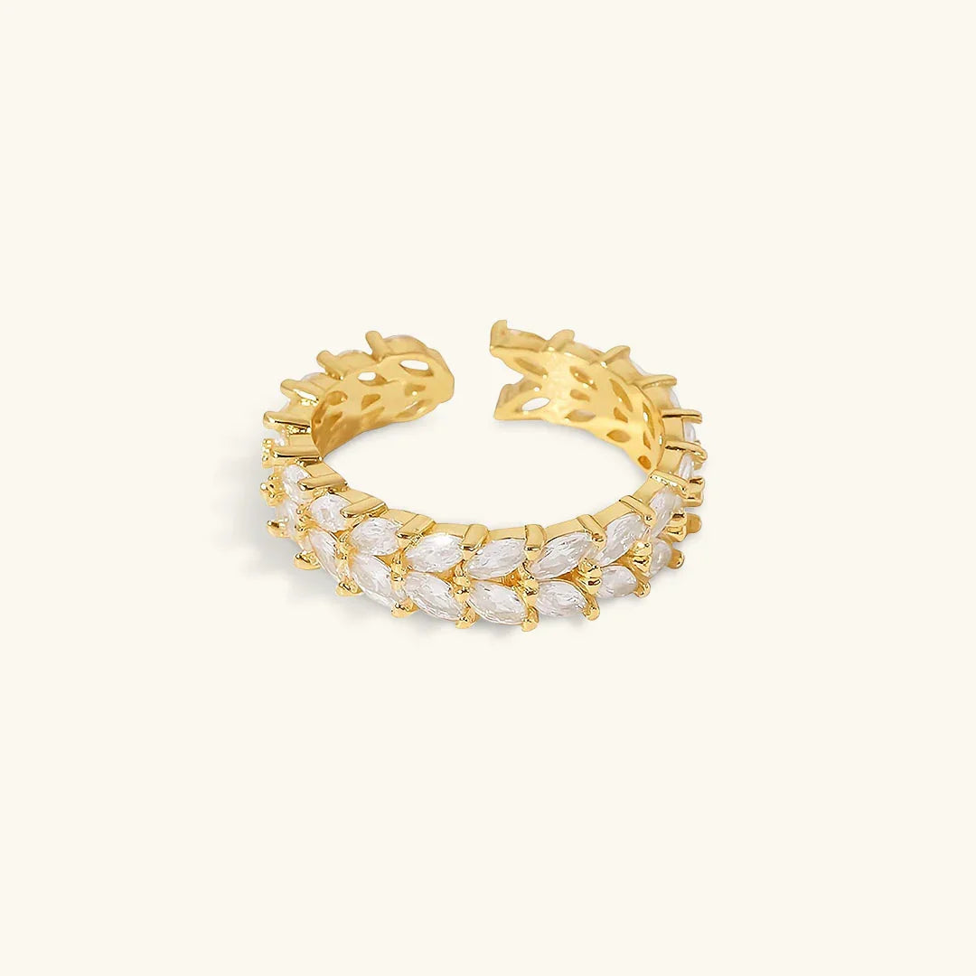 [Amore]Clarisse Patterned Gold Ring