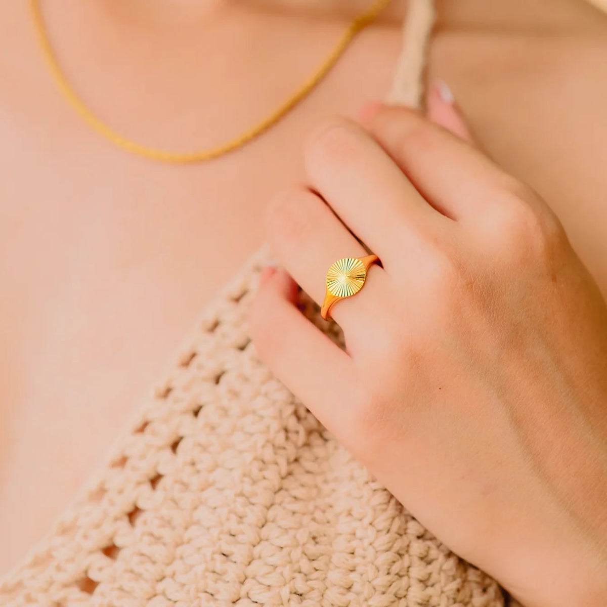 [Amore]Cyna Gold Ring
