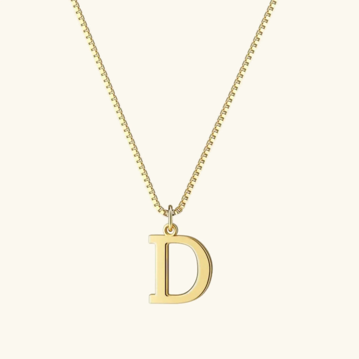 [Amore]Therese Letter Initial Gold Necklace