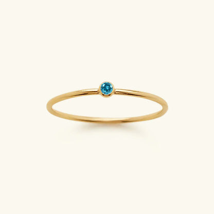 [Amore]Amelia Birthstone Stacker Ring