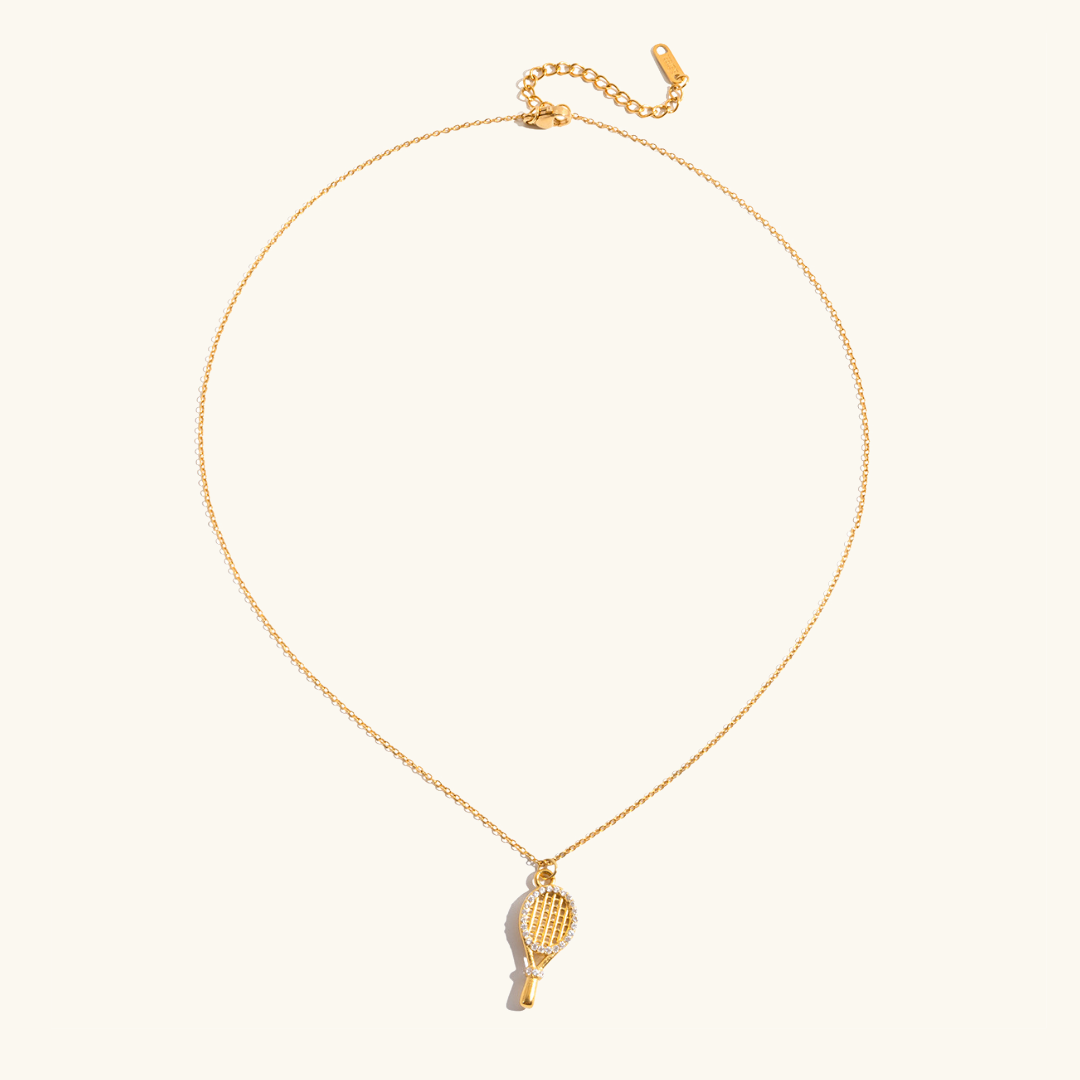 [Amore]Aces Gold Tennis Pendant