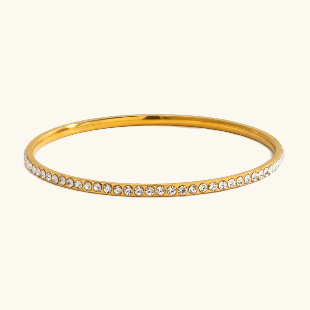 [Amore]Kalista Diamond Gold Bangle