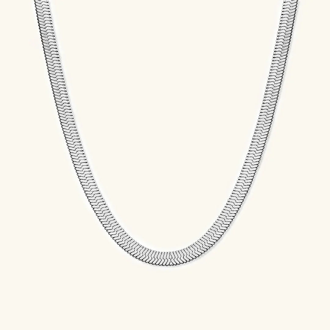 [Amore]Elysian Gold Herringbone Necklace