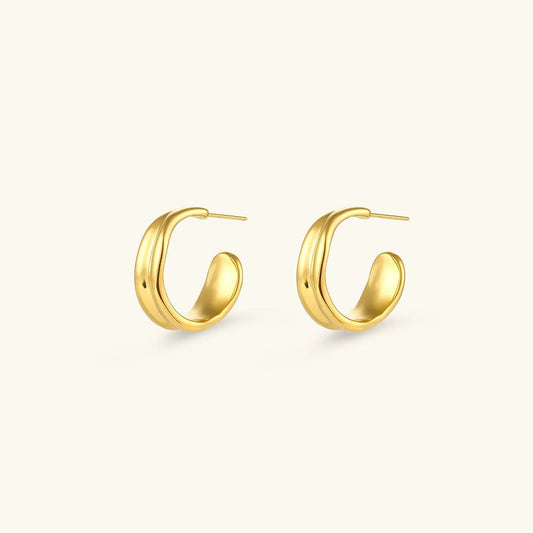 [Amore]Emily Wave Earrings
