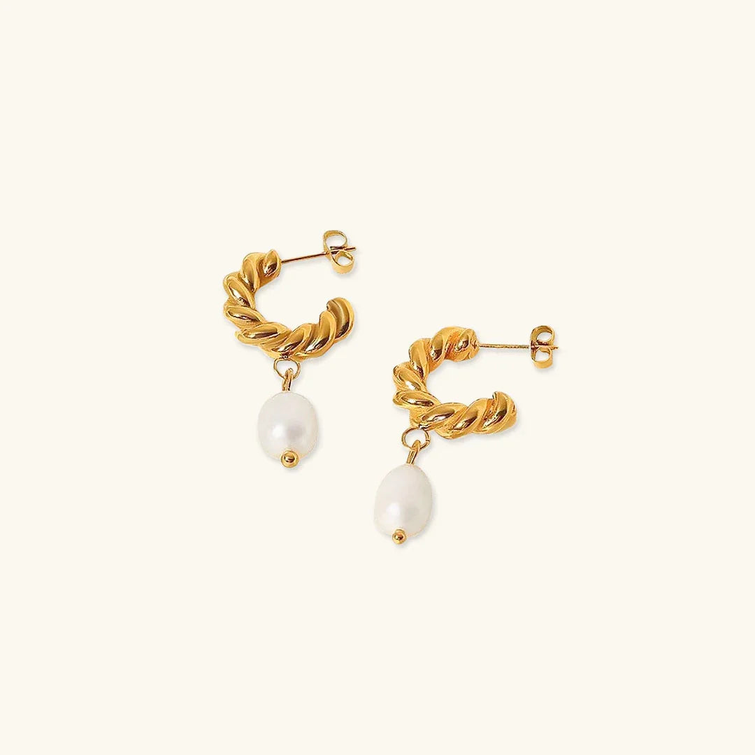 [Amore]Emma Pearl Earrings