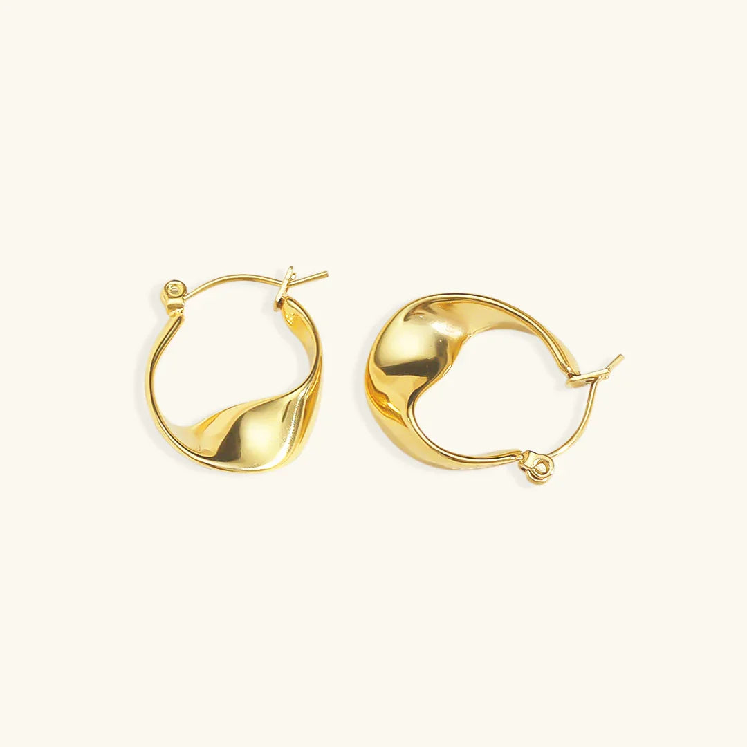 [Amore]Esti Irregular Hoop Earrings