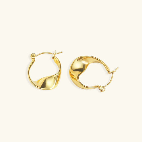 [Amore]Esti Irregular Hoop Earrings