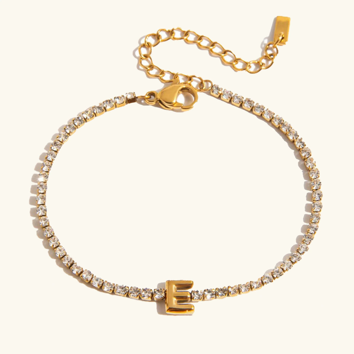 [Amore]Avaria Bubble Letter Tennis Bracelet