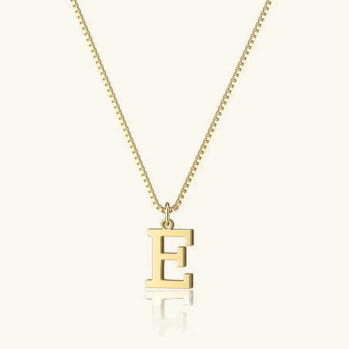 [Amore]Therese Letter Initial Gold Necklace