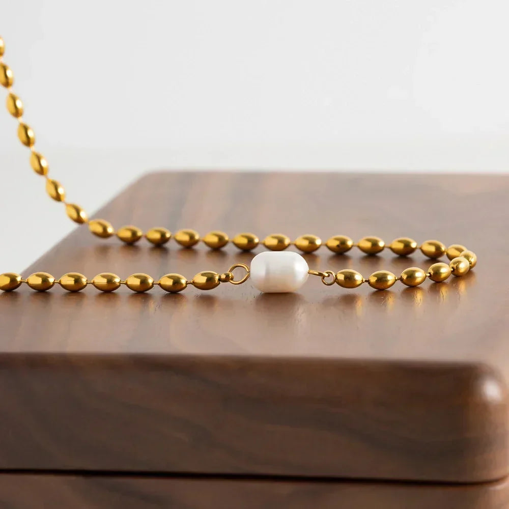 [Amore]Neptune Freshwater Pearl Necklace