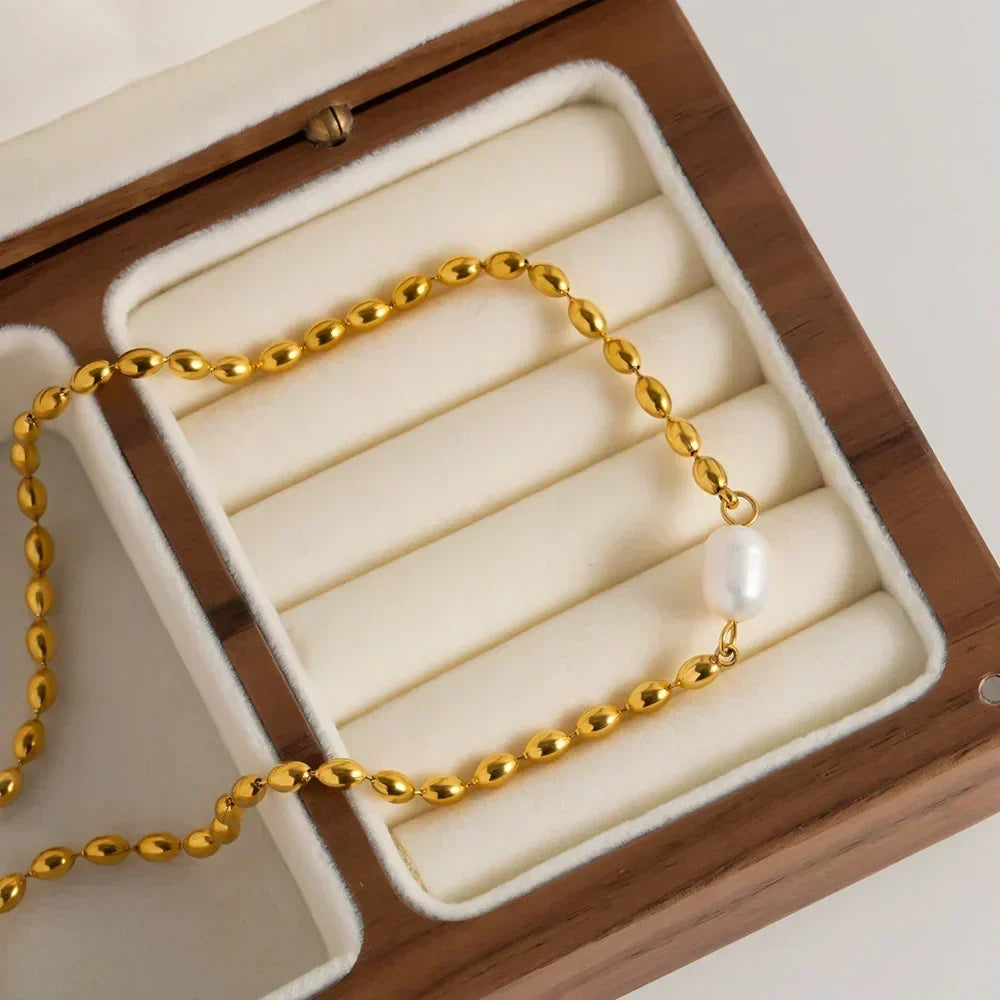 [Amore]Neptune Freshwater Pearl Necklace