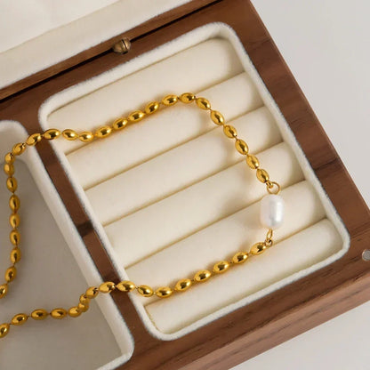[Amore]Neptune Freshwater Pearl Necklace