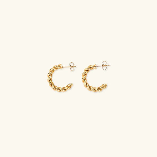 [Amore]Gigi Twist Gold Earrings